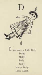 De letter D door Edward Lear